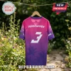 Purple and pink gradient racing jersey with Verstappen and number 3 printed in white on the back.!