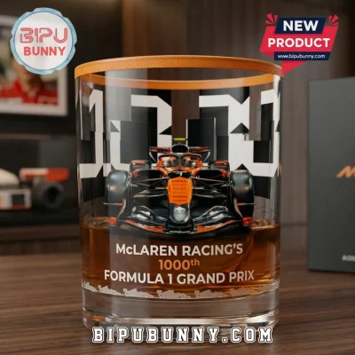 McLaren Racing 1000th Grand Prix Anniversary Whiskey Glass