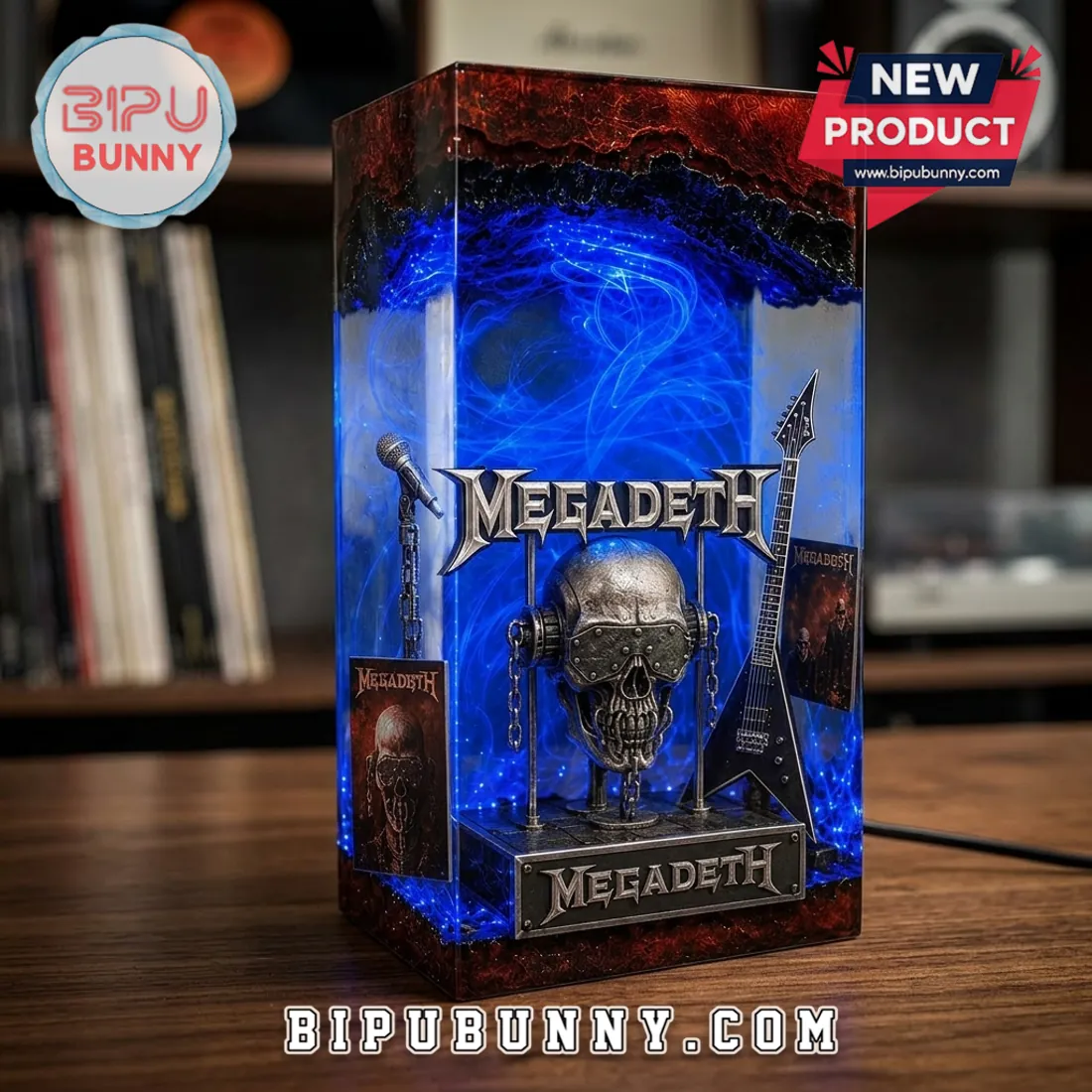 Megadeth Vic Rattlehead Resin Lamp Megadeth Vic Rattlehead Resin Lamp