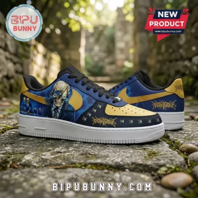 Megadeth Vic Rattlehead Rust in Peace Custom Air Force 1 Sneakers