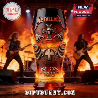 Metallica 45th Anniversary 1981-2025 Beer Mug