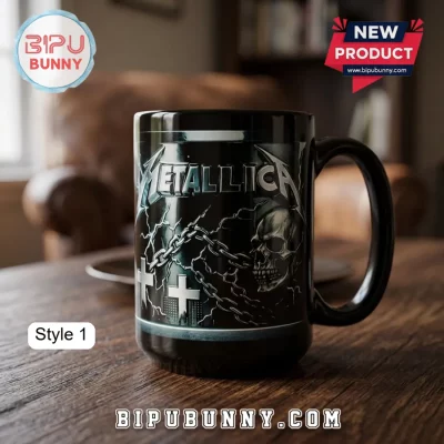 Metallica Master of Puppets Skull Collectible Ceramic Mug