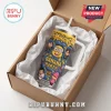 Yellow and blue Minions stainless steel tumbler with straw in a brown gift box with white tissue paper.!