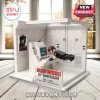 Mission: Impossible 30th Anniversary building block set featuring Ethan Hunt suspended by wires at a computer terminal.!