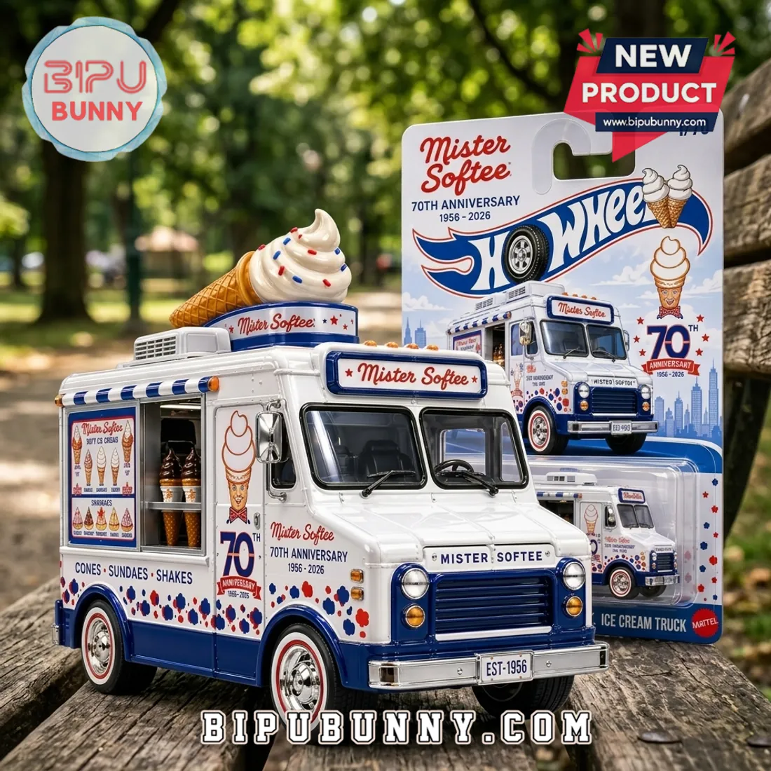Mister Softee 70th Anniversary Ice Cream Truck Die Cast Model Mister Softee 70th Anniversary Ice Cream Truck Die Cast Model