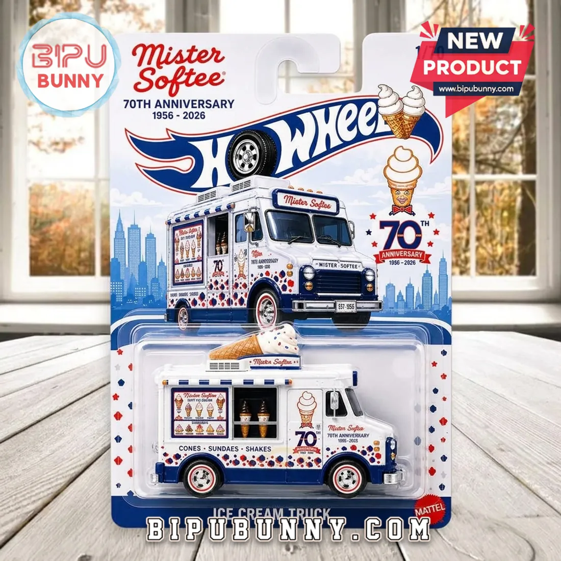 Mister Softee 70th Anniversary Ice Cream Truck Die Cast Model Mister Softee 70th Anniversary Ice Cream Truck Die Cast Model
