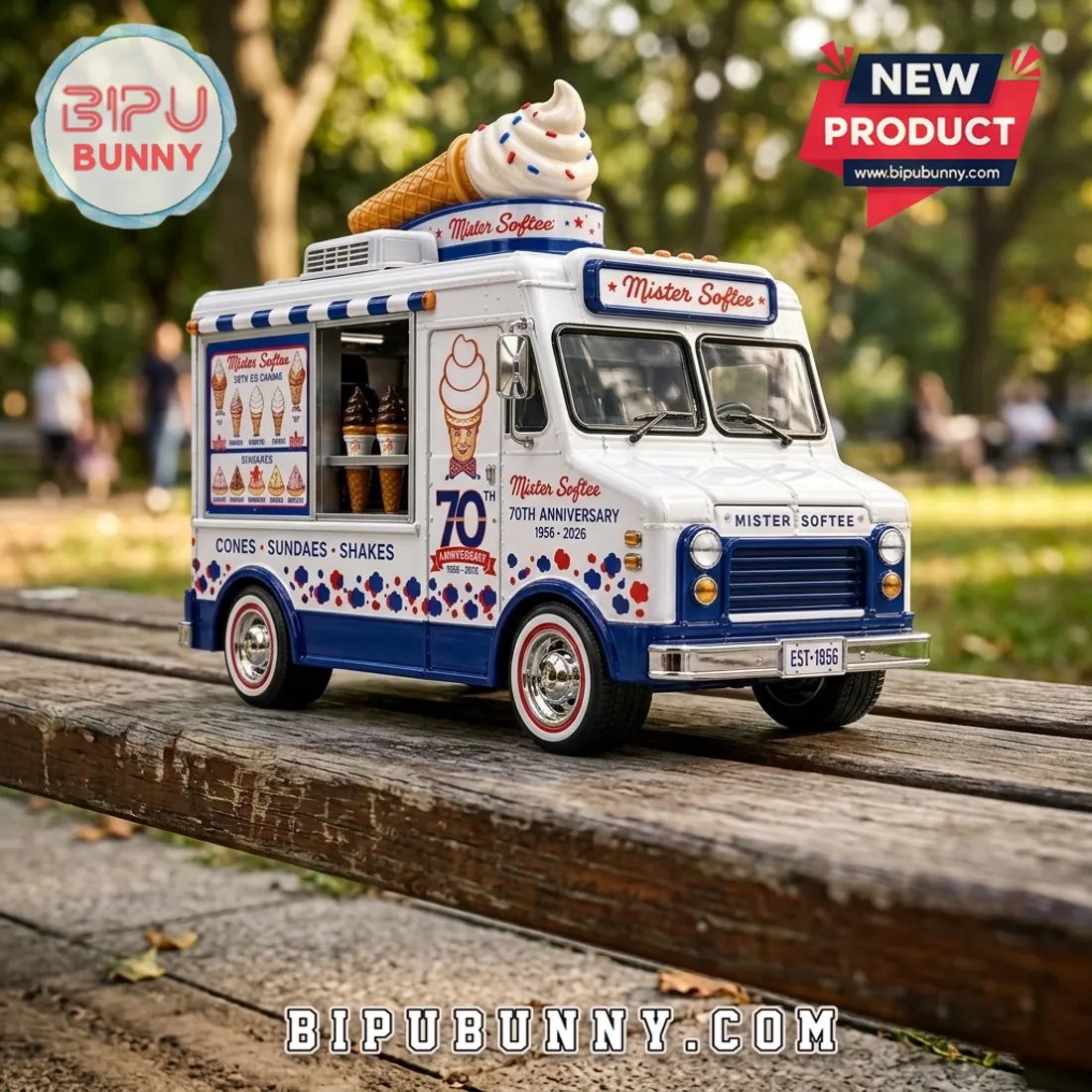 Mister Softee 70th Anniversary Ice Cream Truck Die Cast Model Mister Softee 70th Anniversary Ice Cream Truck Die Cast Model