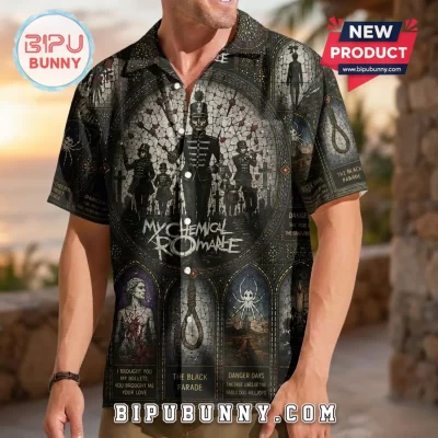My Chemical Romance The Black Parade Gothic Hawaiian Shirt
