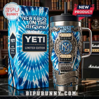New Kids On The Block x YETI Embossed Stainless Steel Tumbler