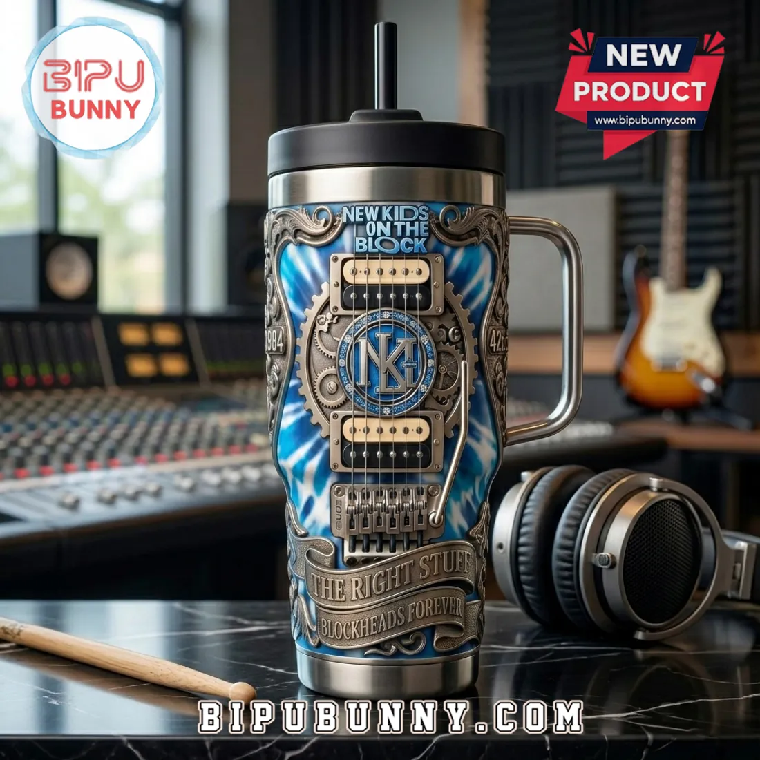 New Kids On The Block x YETI Embossed Stainless Steel Tumbler New Kids On The Block x YETI Embossed Stainless Steel Tumbler