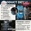 New Kids on the Block branded Yeti tumbler with blue tie-dye pattern and guitar-inspired metal emblem.!