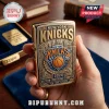Gold-finish Zippo lighter featuring embossed New York Knicks basketball logo and 2026 Eastern Conference Champions text.!