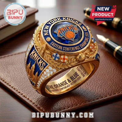 New York Knicks 2026 Eastern Conference Champions Gold Ring