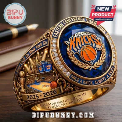 New York Knicks 2026 Eastern Conference Champions Gold Ring