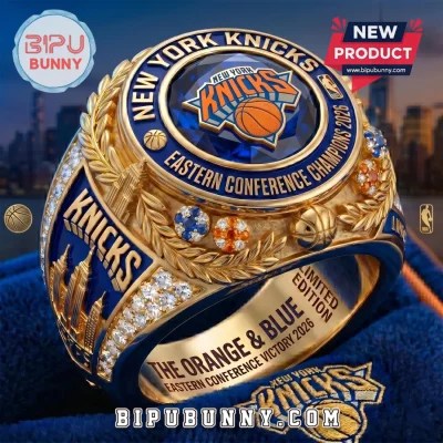 New York Knicks 2026 Eastern Conference Champions Gold Ring