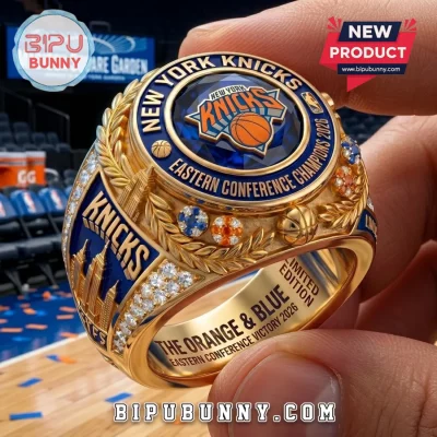 New York Knicks 2026 Eastern Conference Champions Gold Ring