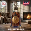 New York Knicks 2026 Eastern Conference Champions glass decanter with a basketball topper and skyscraper base design.!