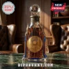 New York Knicks 2026 Eastern Conference Champions glass decanter with skyscraper accents and a basketball-shaped stopper.!