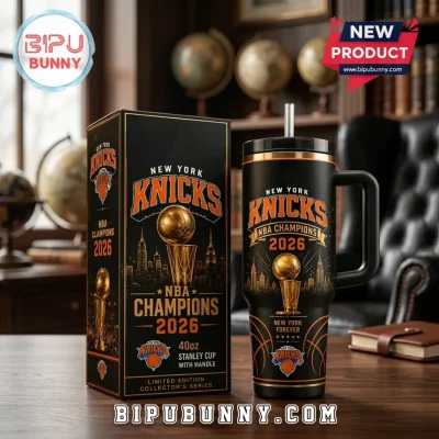 New York Knicks 2026 NBA Champions 40oz Travel Tumbler