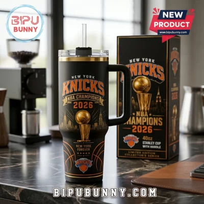 New York Knicks 2026 NBA Champions 40oz Travel Tumbler