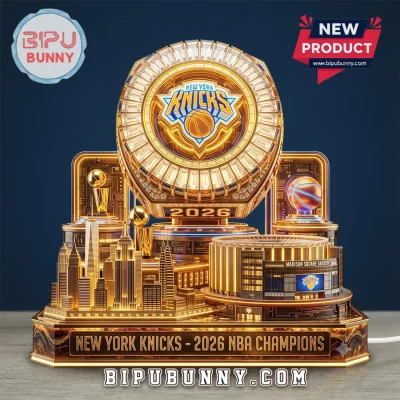 New York Knicks 2026 NBA Champions Gold Acrylic Light Box