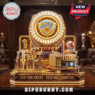 New York Knicks 2026 NBA Champions Gold Acrylic Light Box