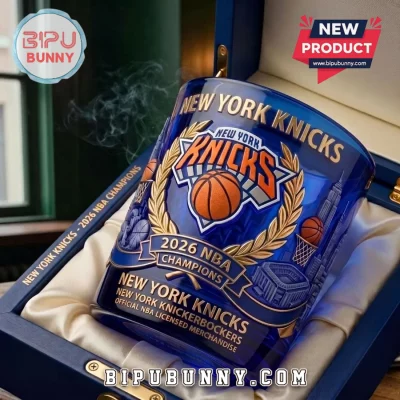 New York Knicks 2026 NBA Champions Whiskey Glass