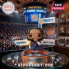 Jalen Brunson Funko Pop vinyl figure on a custom 2026 ECF MVP display base with Knicks packaging in Madison Square Garden.!
