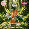 Crystal leprechaun figurine wearing a green hat with clover, base plate reads Play Like A Champion 1887-2027 140th Anniversary.!