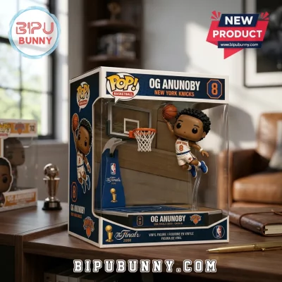 OG Anunoby x New York Knicks 2026 Finals Action Pose Sculpted Vinyl Figure