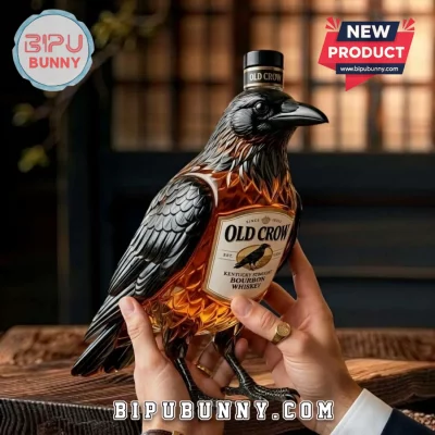 Old Crow Kentucky Straight Bourbon Whiskey Decanter