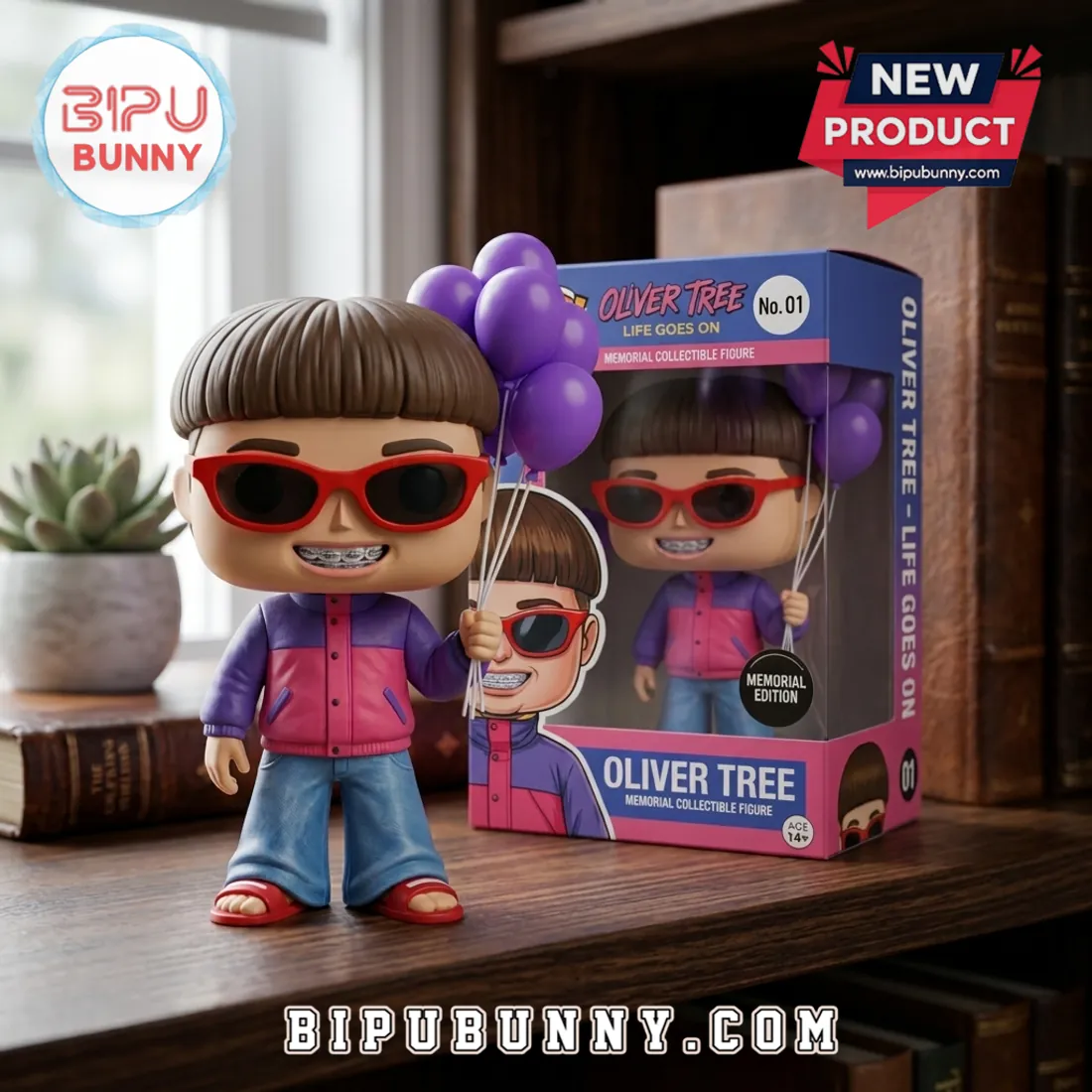 Oliver Tree Life Goes On Memorial Edition Sculpted Vinyl Art Display Figure Oliver Tree Life Goes On Memorial Edition Sculpted Vinyl Art Display Figure