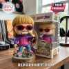 Oliver Tree vinyl figure with blonde bowl cut, red sunglasses, and purple jacket standing on a Turbo Legacy themed base.!
