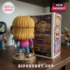 Oliver Tree Funko Pop vinyl figure with blonde hair on a gold stand next to its display box labeled The Turbo Legacy.!