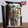 One Piece 30th anniversary embossed stainless steel tumbler with straw in a blue satin-lined gift box.!