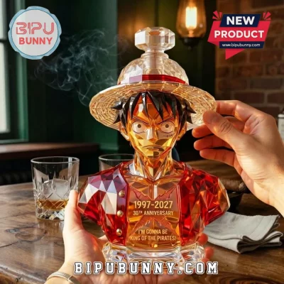 One Piece Luffy 30th Anniversary 1997-2027 Whiskey Decanter