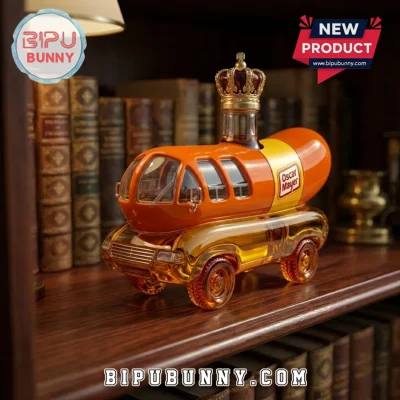 Oscar Mayer Wienermobile Glass Whiskey Decanter