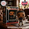 Ousmane Dembele Funko Pop vinyl figure in PSG kit holding a silver trophy next to its branded display box.!
