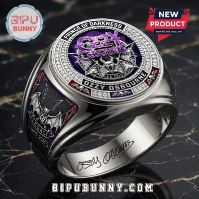 Ozzy Osbourne Prince of Darkness Premium Collectible Ring