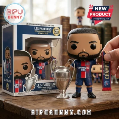 Paris Saint-Germain Les Parisiens 2026 Champions Vinyl Figure