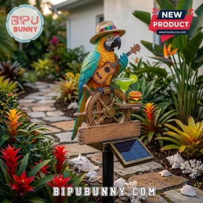 Parrot Head Tropical Solar Lights