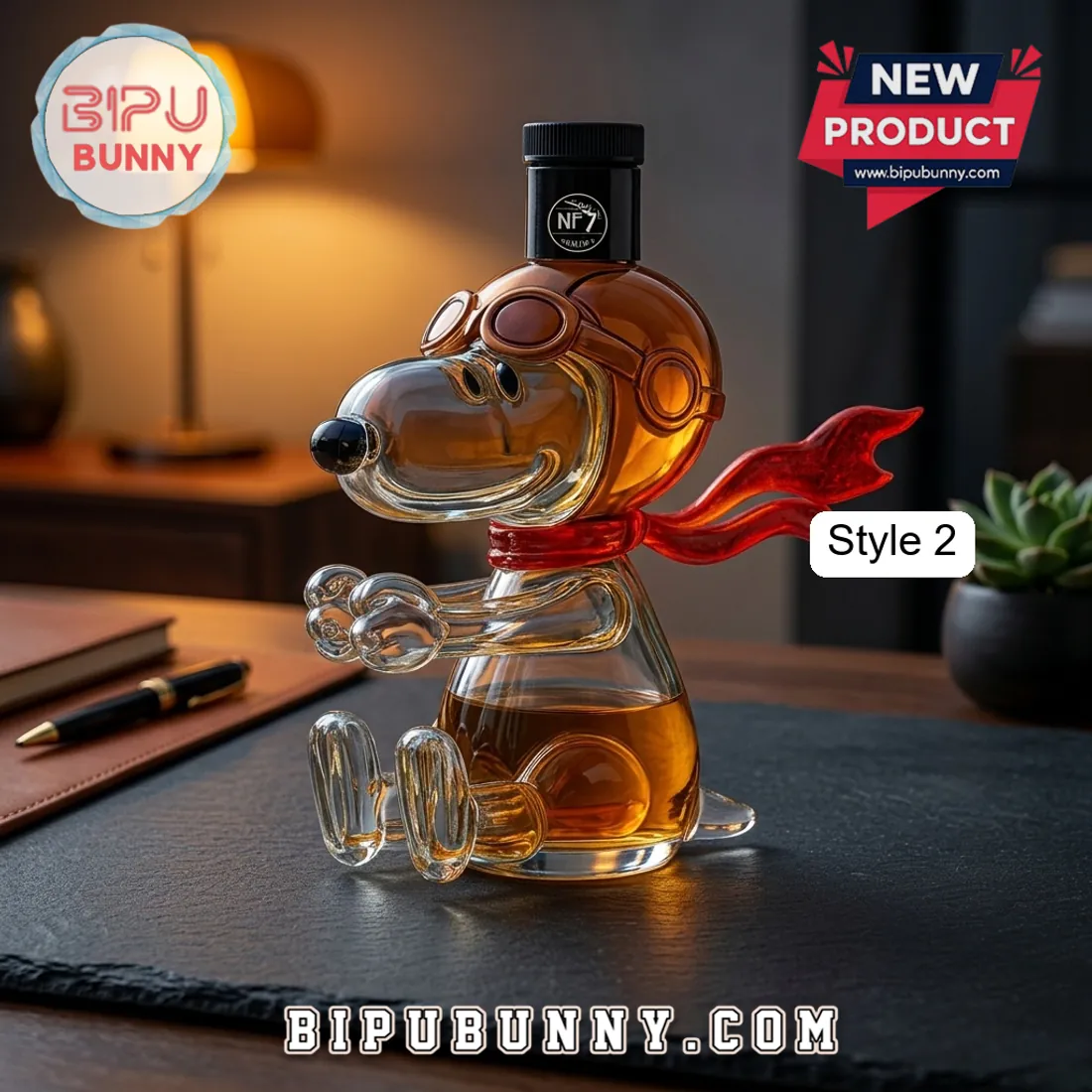 Peanuts Snoopy Flying Whiskey Decanter Peanuts Snoopy Flying Whiskey Decanter