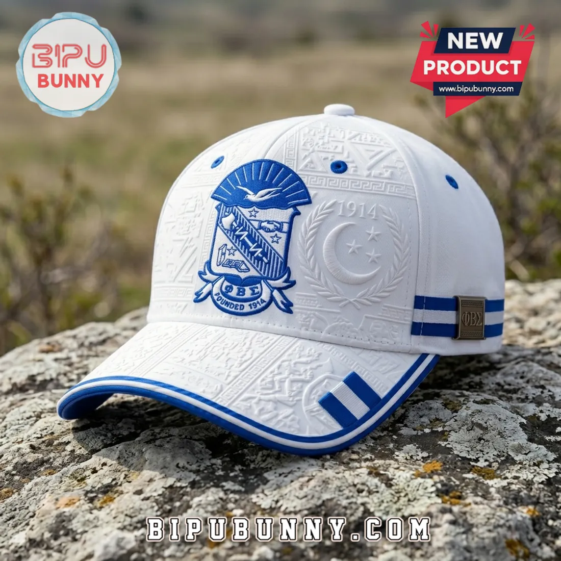 Phi Beta Sigma Fraternity 1914 Embossed Premium Baseball Cap Phi Beta Sigma Fraternity 1914 Embossed Premium Baseball Cap