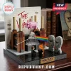 Pink Floyd 60th anniversary brick set featuring The Wall, Battersea power station, prism, and two minifigures.!