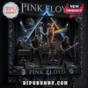 Pink Floyd framed wall art featuring band members performing on a moon surface with Wish You Were Here and Prism imagery.!