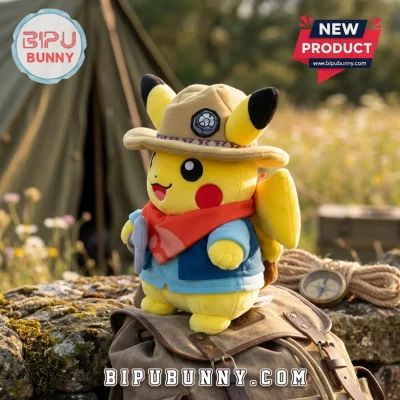 Pokemon Fossil Museum Pikachu Excavator Plush Toy