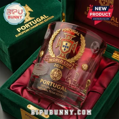 Portugal National Team 2026 World Cup Crystal Whiskey Glass