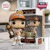 Princeton Tigers men's lacrosse Funko Pop figure wearing a championship cap and holding an NCAA trophy in its box.!