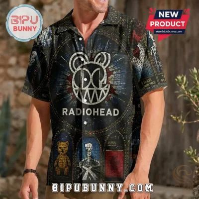 Radiohead Bear Logo Stained Glass Hawaiian Shirt