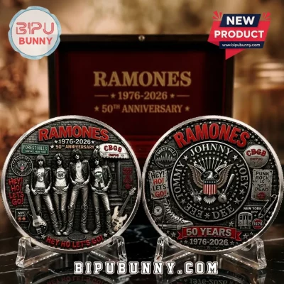 Ramones 1976-2026 50th Anniversary Commemorative Keepsake Coin